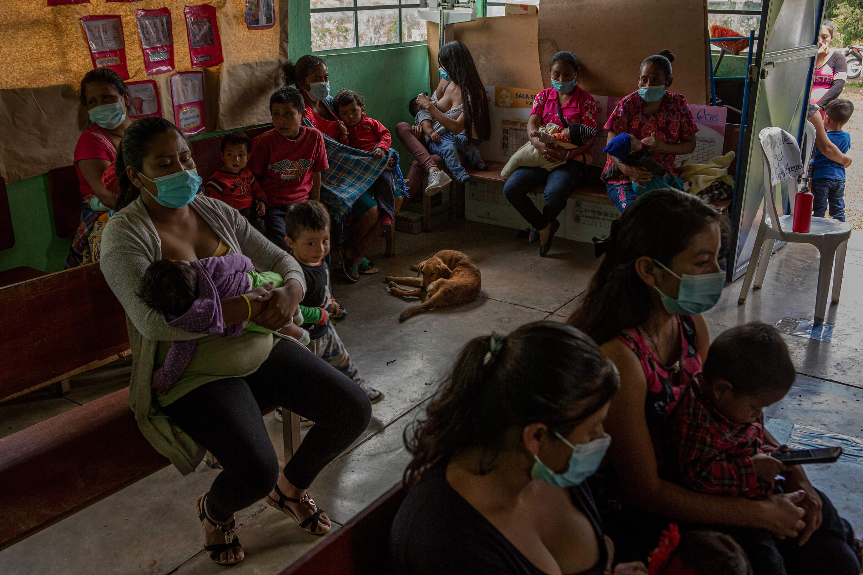 Foto de jornada de peso y talla de niños