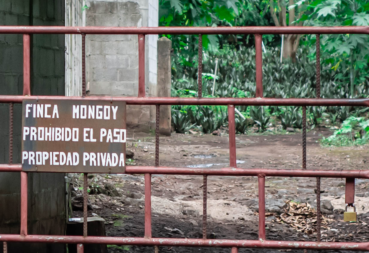 foto de puerta a el ingreso al nacimiento de agua