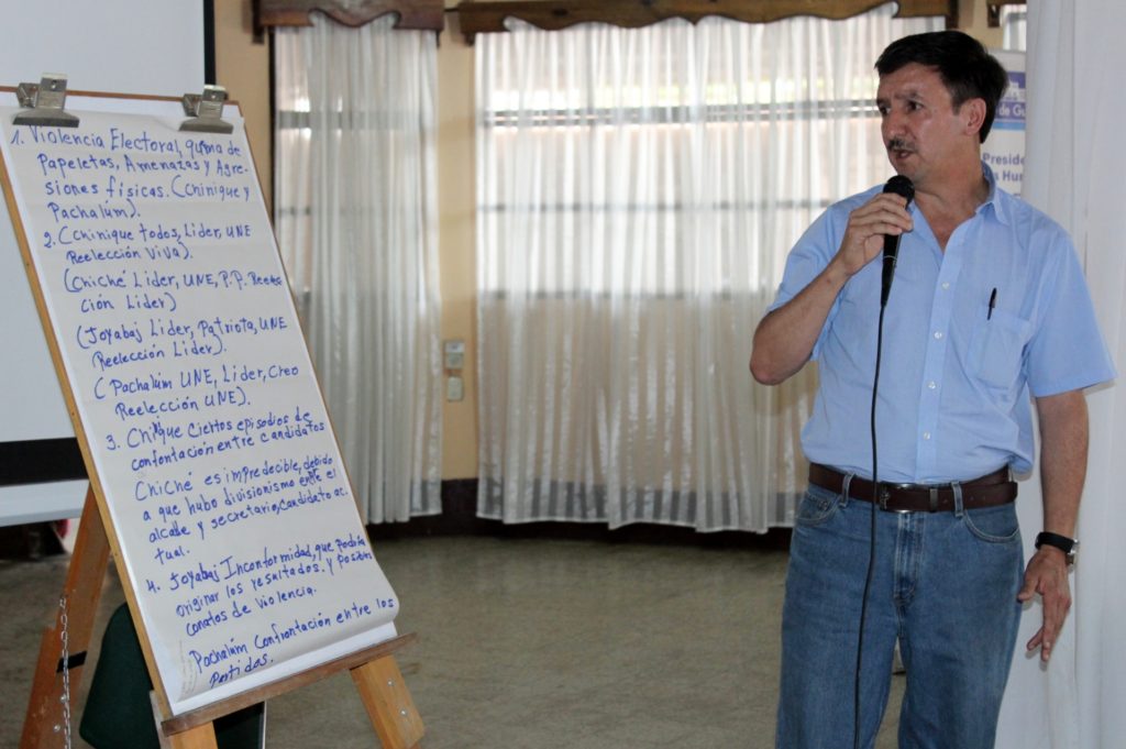 Areas conflictivas para las elecciones generales