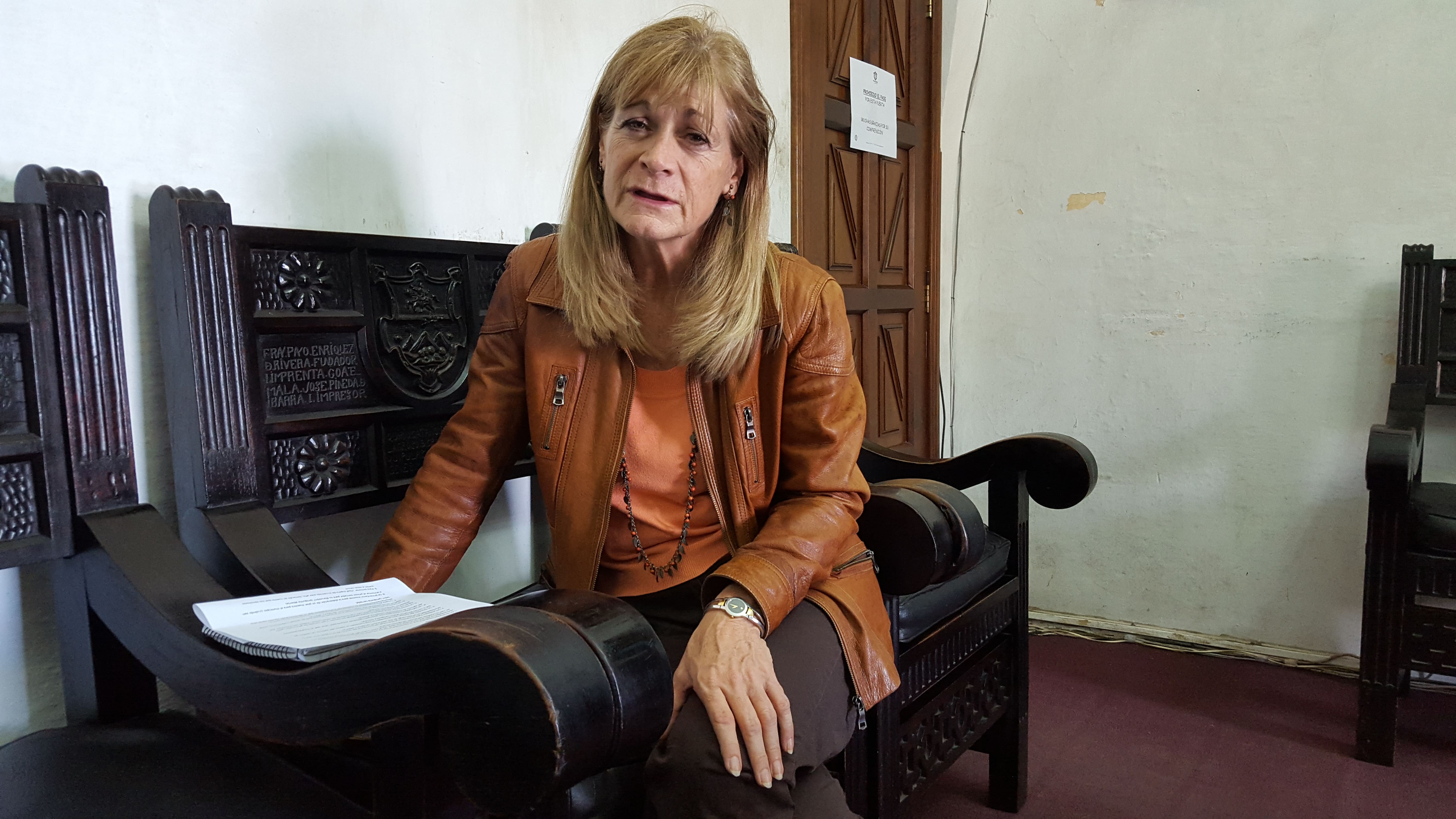 Susana Asensio dirige la municipalidad de La Antigua desde el pasado 15 de enero. Lo logró tras tres intentos fallidos. Fotos: Julio Sicán