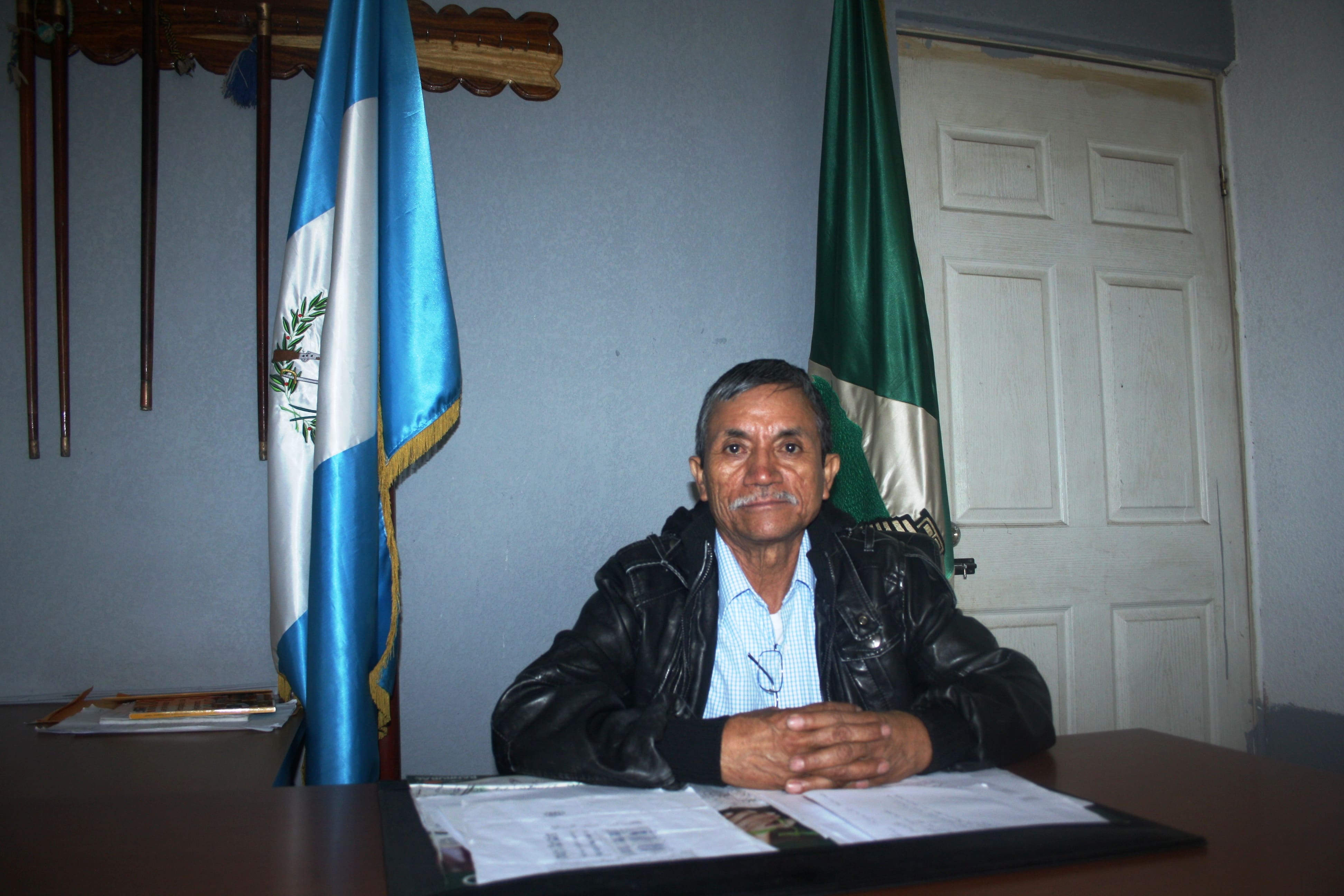 Alonso Gaspar Juan, alcalde de Concepción Huista, Quetzaltenango. Foto: José Bernardino Francisco