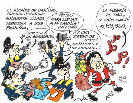 Gilberto López Alvarado, alcalde.