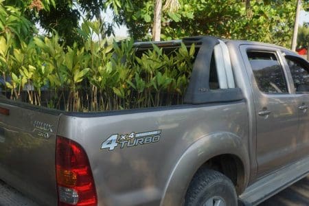 La alcaldía decidió comprar un picop Toyota modelo 2016. Foto: Municipalidad.