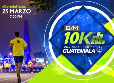 Esta carrera nocturna se realiza por sexta vez en la ciudad de Guatemala. Foto: Facebook.