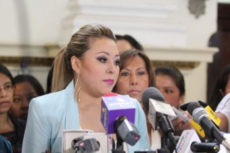 Emilenne Mazariegos, del Partido Patriota, es señalada del supuesto desvío de fondos municipales destinado para obras que no fueron ejecutadas. /Foto: Congreso