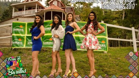 Candidatas Flor de Mayo 2017. Foto: SantaCruzBarillas.org