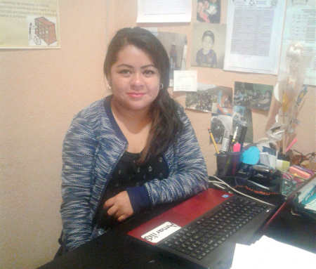 Amarelis Chaves está a cargo de la Oficina Municipal de la Juventud. Foto: Selvin Ramos