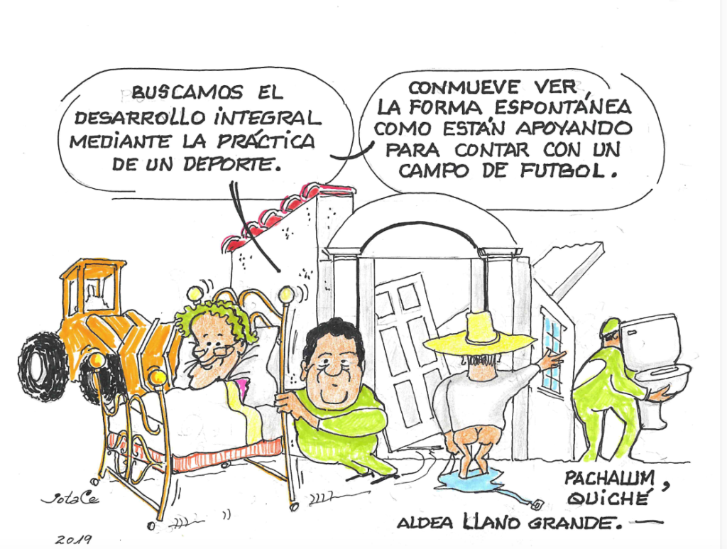 La comuna de Pachalum, Quiché, promueve el juego para que los niños aprendan a trabajar en equipo.