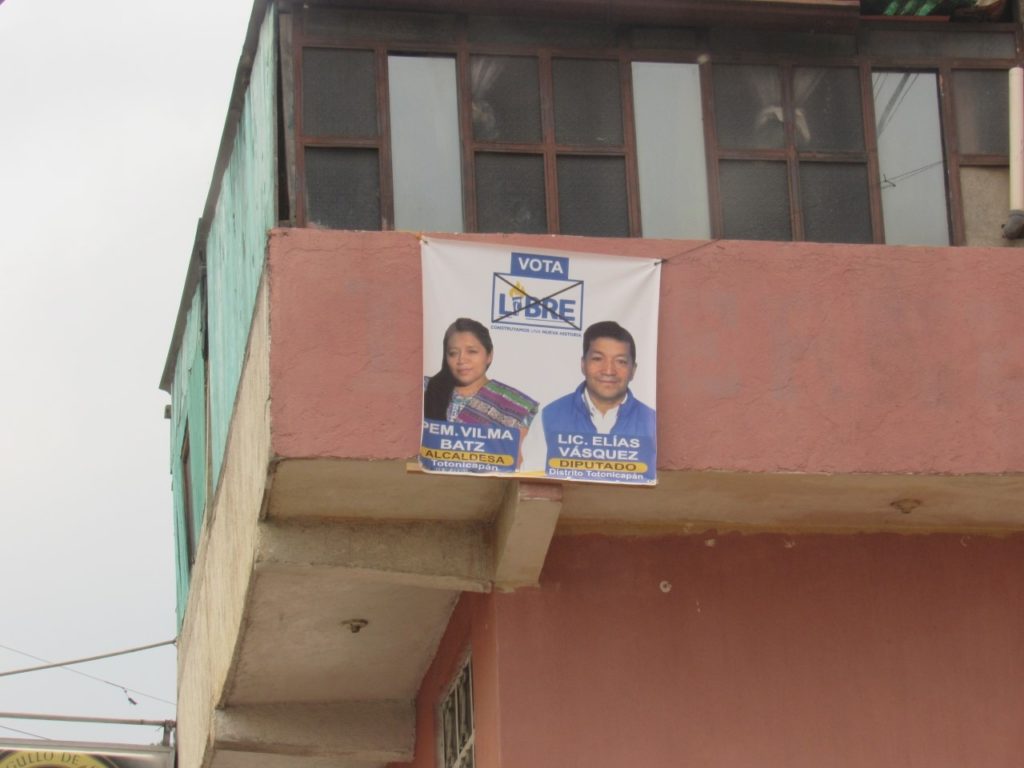 En Totonicapán hay dos candidatas mujeres que quieren convertirse en alcaldesa de Totonicapán (foto: Gilberto Escobar).