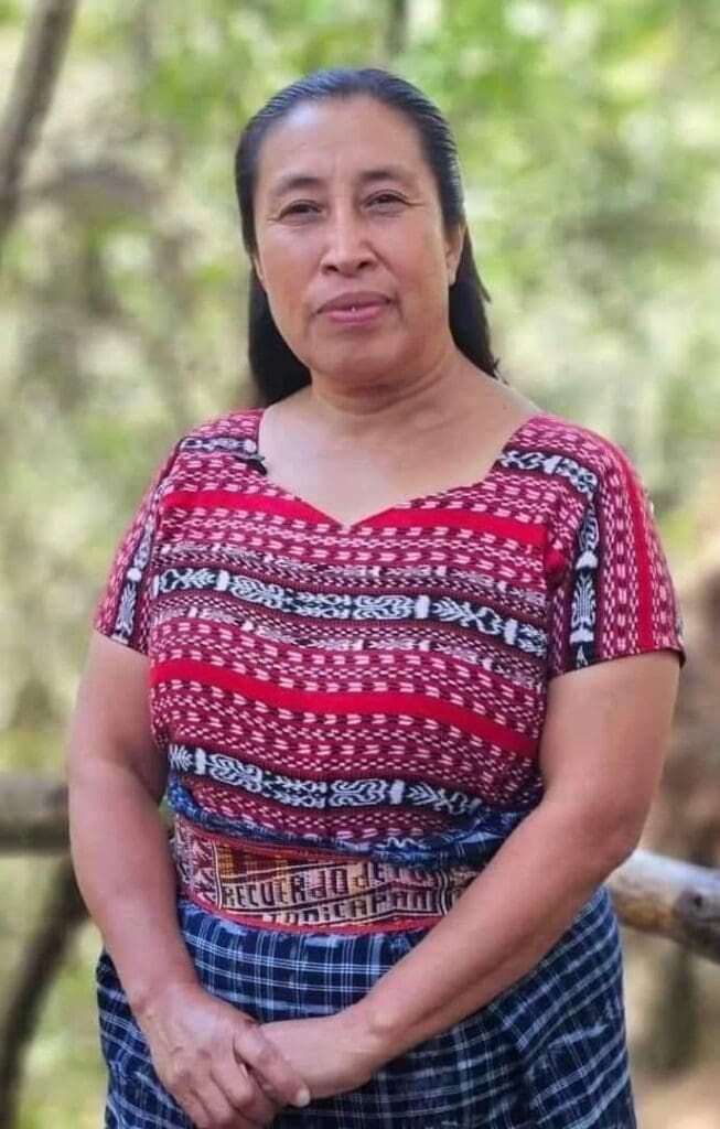 Delfina Celestina García Reyes es licenciada en Trabajo Social y Estudiante de la maestría Cooperación Internacional Para El Desarrollo de los Pueblos. Participó como candidata a diputada por el partido Semilla.