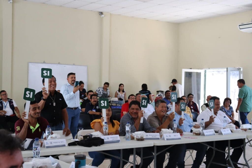 El Codede de Zacapa vota por los candidatos a gobernador.