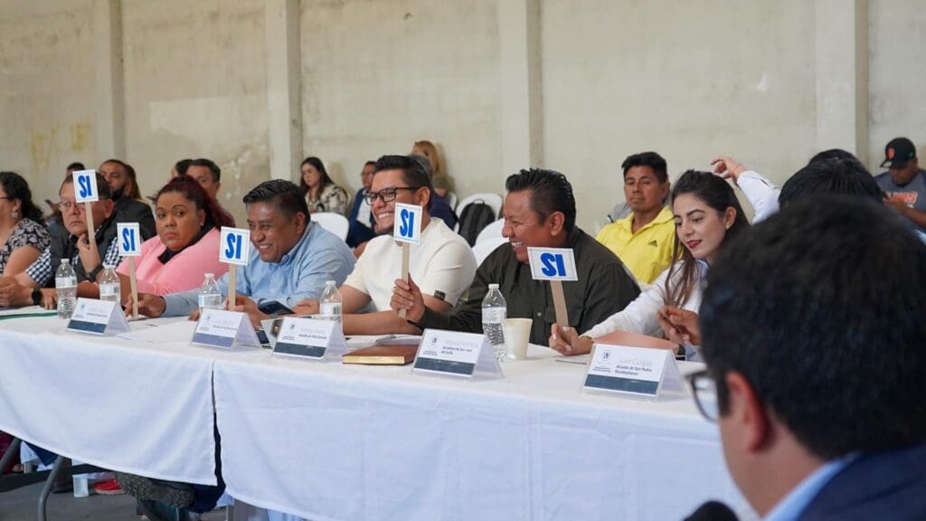 Alcaldes del departamento de Guatemala en reunión