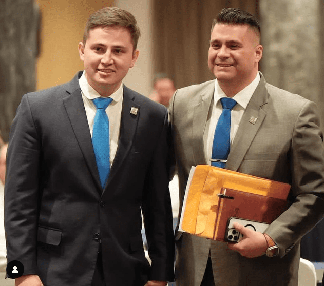 Sebastián Siero (izquierda) y su director ejecutivo Patric Gramajo (derecha)