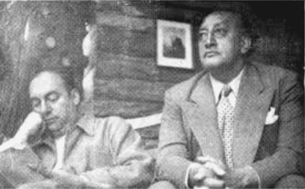 Pablo Neruda y Asturias, ambos ganaron el Premio Nobel de Literatura con cuatro años de diferencia.
