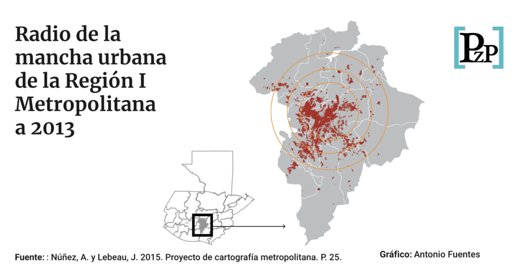 Crecimiento poblacional del área metropolitana. Foto: Plaza Pública.