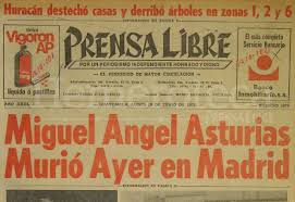 Asturias muere el 9 de junio de 1974, en Madrid.
