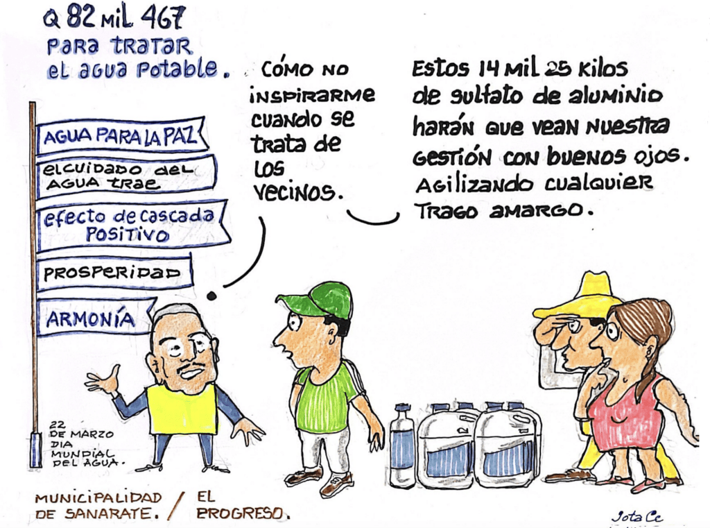 El insumo será para suplanta La Carbonera, costó Q82 mil 467, consistentes es 14 mil 25 kilos.