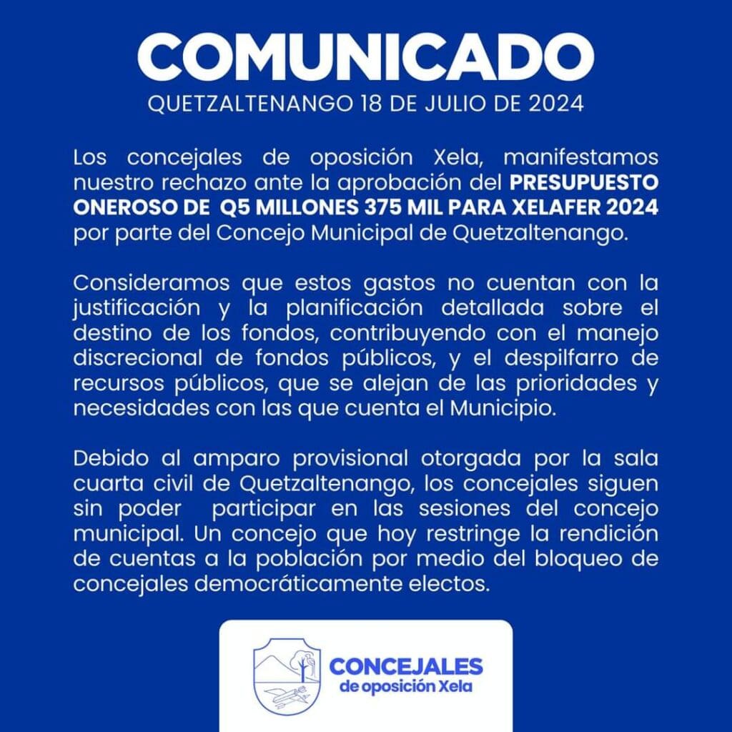 Comunicado de SBX.