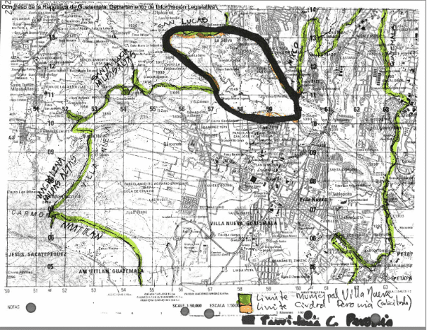 El Concejo Municipal sugirió este límite para el municipio.