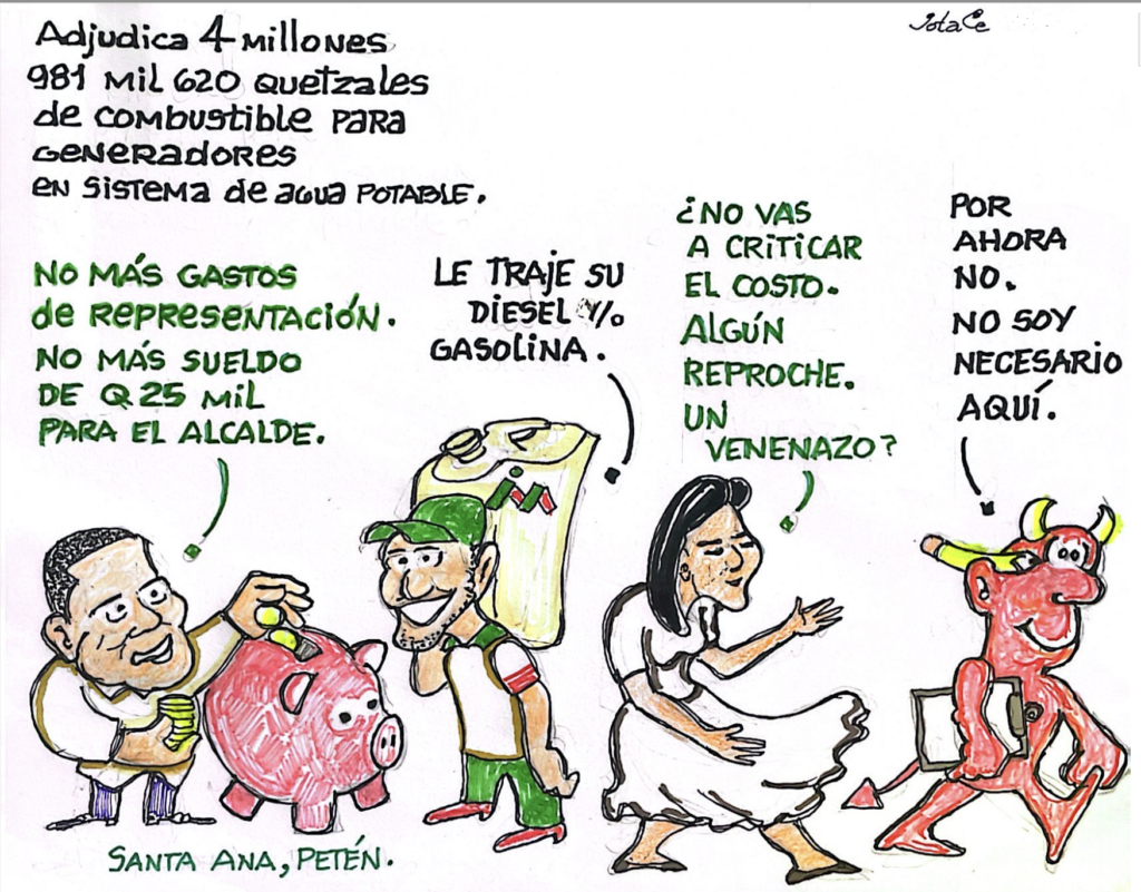 Puede ser para diésel y/o gasolina para generadores instalados para surtir de agua potables y para los vehículos de la alcaldía.