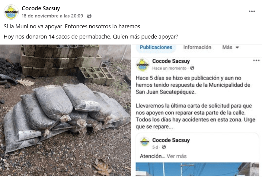El Consejo Comunitario de Desarrollo ha mandado nueve oficios al alcalde municipal pero no han obtenido respuesta.