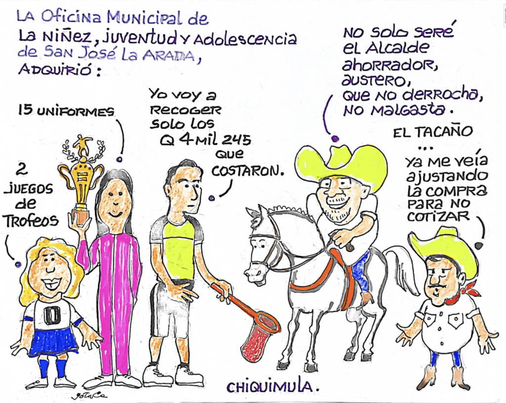 La compra incluye dos trofeo para el primero, segundo y tercer lugar del torneo inter aldeas a cargo de Dirección de la Niñez, Juventud y Adolescencia..