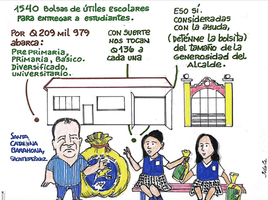 Los compraron para cinco niveles educativos, desde preprimaria hasta para estudiantes universitarios