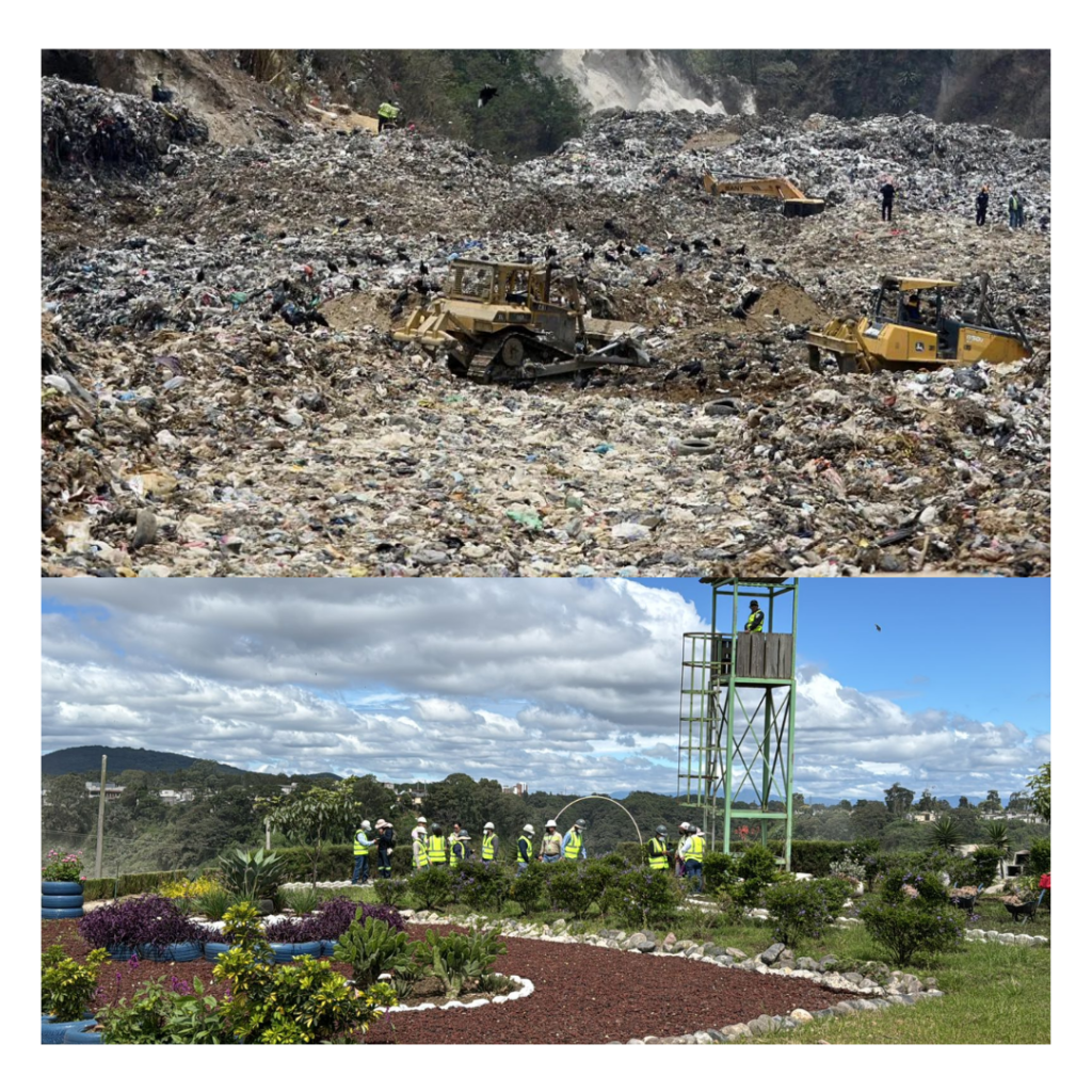 Estas no reflejan el estado actual del sitio de disposición de desechos de la zona 3 de la Ciudad de Guatemala. En la actualidad realiza un cierre técnico.