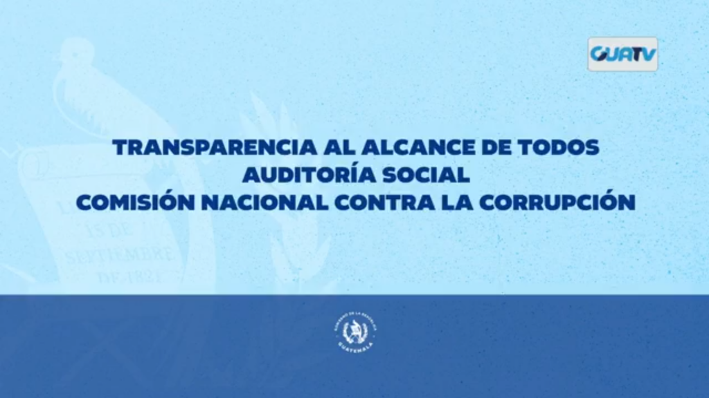 Como parte del Observatorio Ciudadano del Sistema de Consejos de Desarrollo, publica la primera fase que constituye el proyecto Transparencia al alcance de todos.