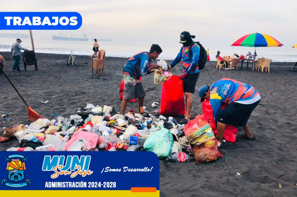 Alrededor de 70 mil turistas llegan al puerto de San José durante la Semana Santa. Sin un buen manejo de desechos esto puede causar un gran impacto ambiental.