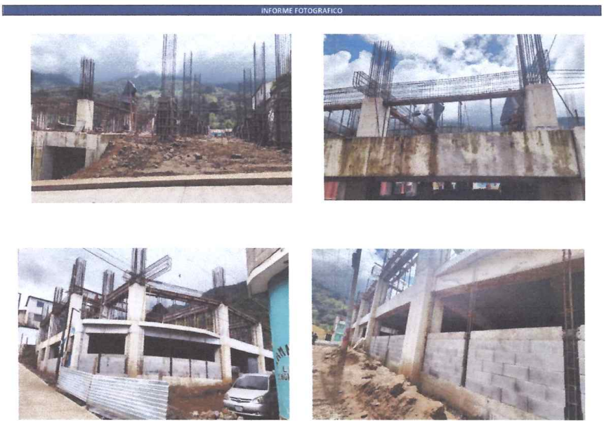 Avance físico del proyecto “Centro de acopio y de agro industrialización”.