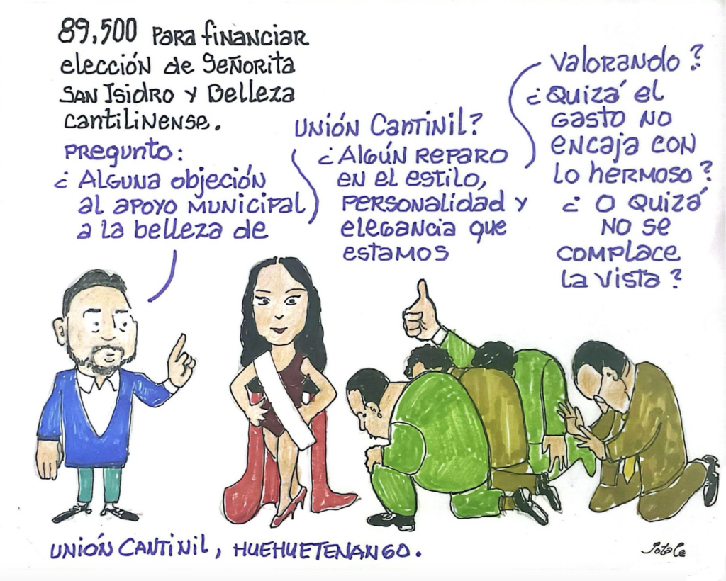 Buscó los servicios de Corporación Multiservicios La Universal J&M por Q89 mil 500 para Señorita San Isidro y Belleza Cantinilense.