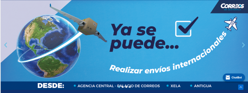 En el corto plazo el plan es extenderse a otros siete municipios. En los tres donde funciona, Correos y Telégrafos ofrece el servicio de envíos internacionales.