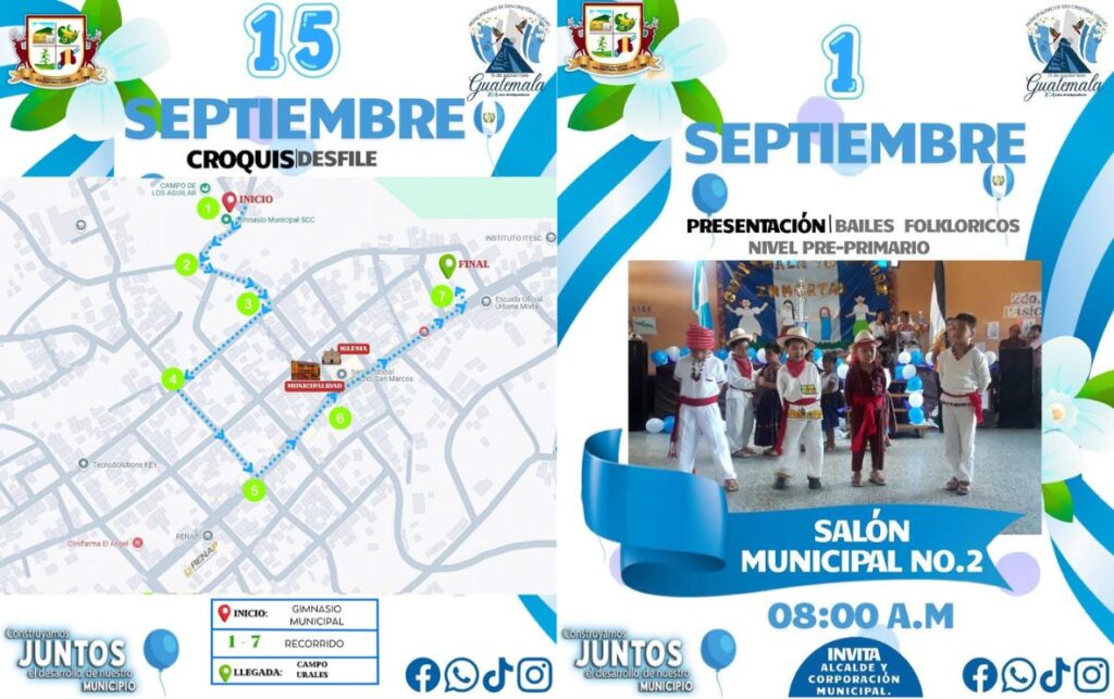 La municipalidad de San Cristóbal Cucho, San Marcos, organizó presentaciones culturales, actos cívicos y concursos por las fiestas de Independencia.