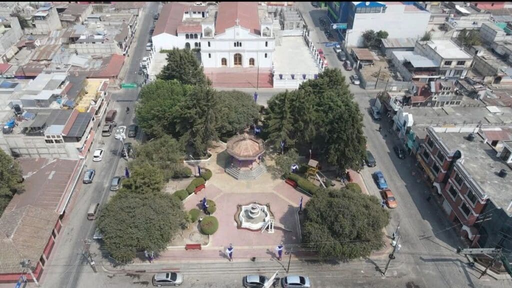 El remozamiento del Parque El Carmen costará Q5 millones 589 mil 356. Foto: municipalidad de Salcajá.