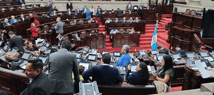 La discusión ocurrió en la quinta sesión ordinaria del Congreso, el pasado 27 de enero de 2026. Foto: Diario de Centro América