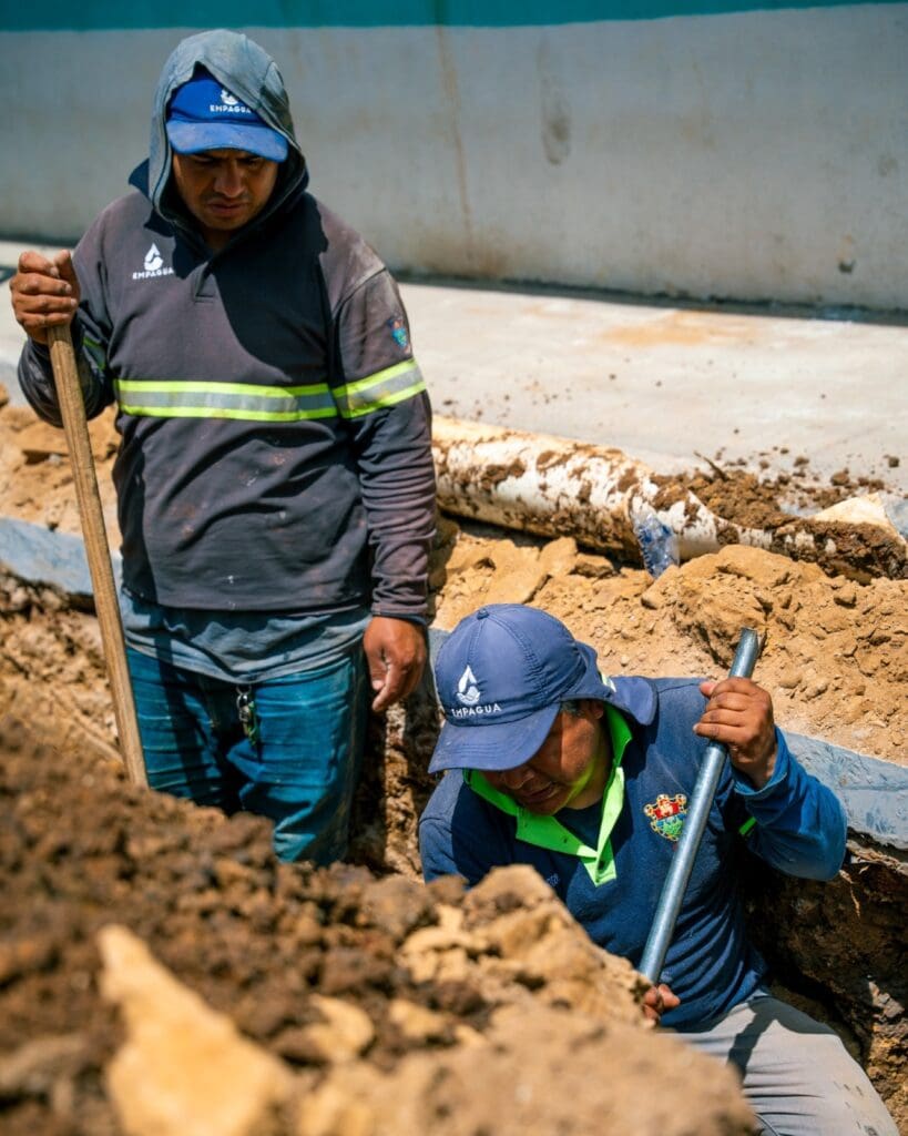 Las áreas urbanas según la ENDESA cuentan con mayor número de fuentes de agua segura. Foto: Empagua.
