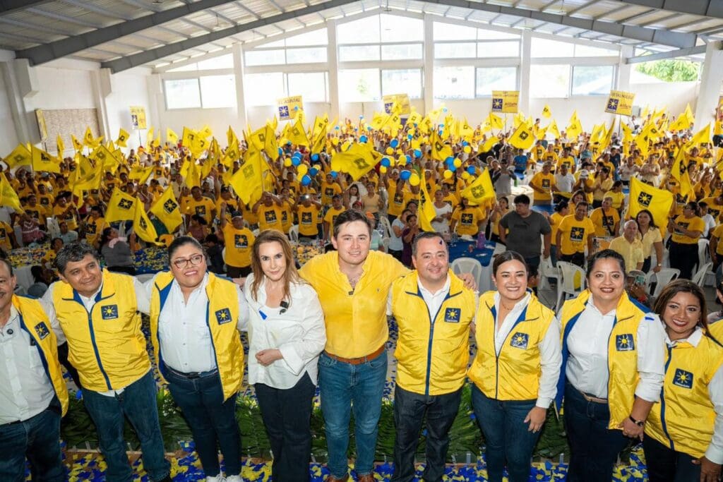 Sebastián Siero y Zury Ríos, de gira departamental. Foto: Partido Unionista.